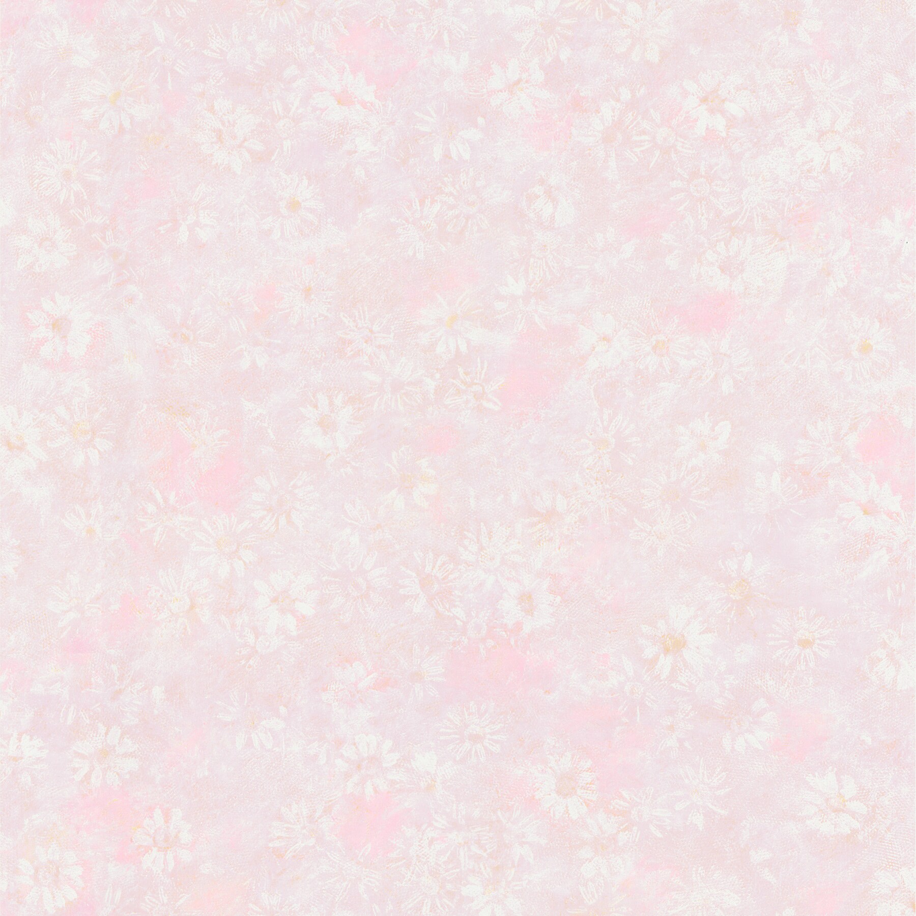 Brewster Pink Daisy Texture Wallpaper (PinkDimensions 20.5 inches wide x 33 feet longBoy/Girl/Neutral GirlTheme TraditionalMaterials Solid Sheet VinylCare Instructions ScrubbableHanging Instructions PrepastedRepeat 21 inchesMatch Drop )