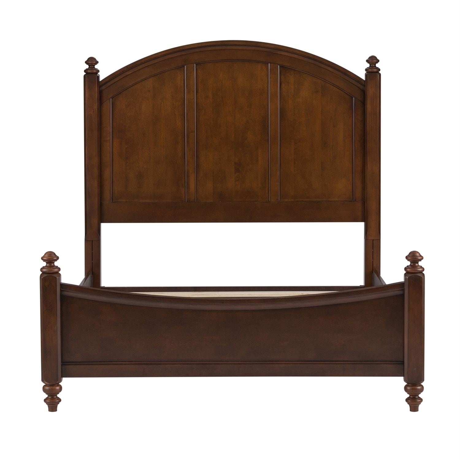 Liberty Furniture Industries Abbot Ridge Full size Cinnamon Arched post Bed Brown Size Full