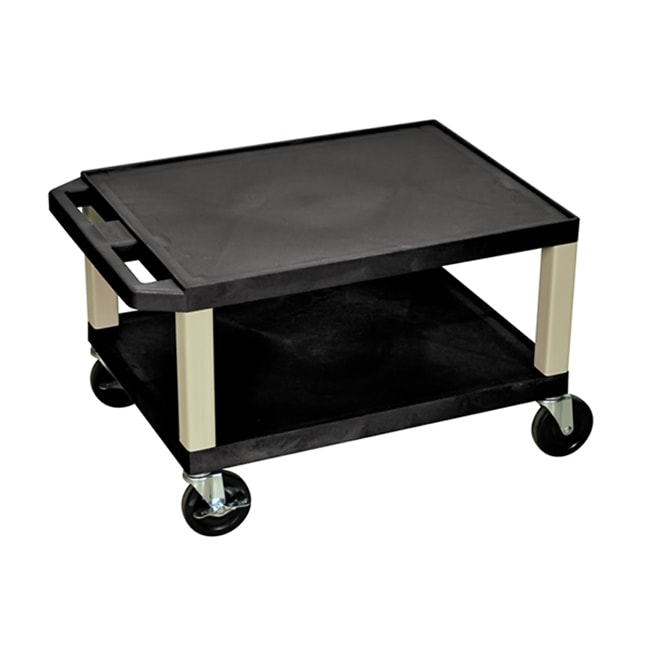 Offex Rolling 16-inch 2 Shelf AV Cart with Putty Legs (Cart)