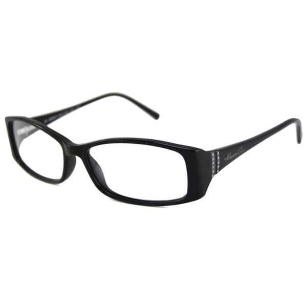 Kenneth Cole Readers Womens KC148 Rectangular Black Reading Glasses