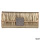 Journee Collection Women's Embellished Pleated Evening Clutch - Free 