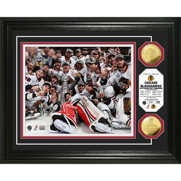 2013 Stanley Cup Champions 'Celebration' Gold Coin Photo Mint Highland Mint Coins