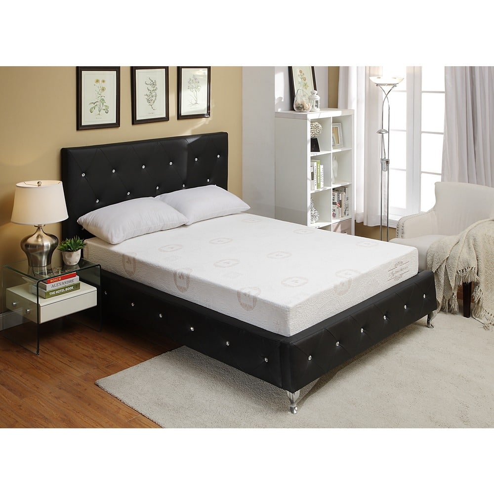 Bonded Leather Platform Bed