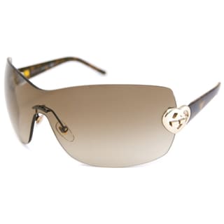Gucci Women's GG4200 Shield Sunglasses - Overstock - 8161833