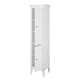 Bayfield White 2-door Linen Tower by Elegant Home Fashions - Thumbnail 2
