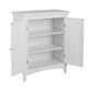 Bayfield White Double-door Floor Cabinet by Elegant Home Fashions - Thumbnail 2