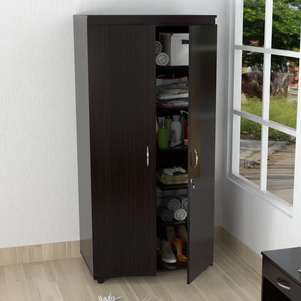 Inval 2 door Espresso Armoire