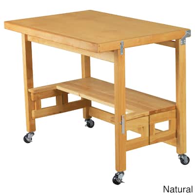 Oasis Concepts All Wood Flip and Fold Desk