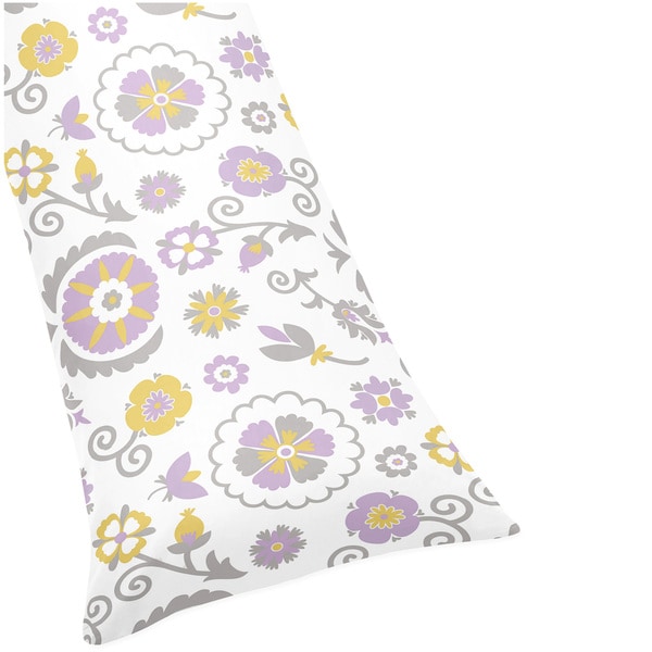 Sweet Jojo Designs Suzanna Full-length Double Zippered Body Pillowcase