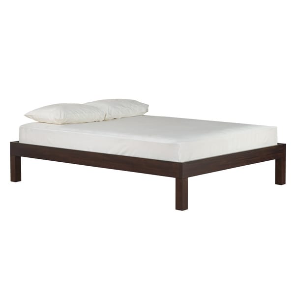 Solid Mahogany Brown Platform Bed. Opens flyout.