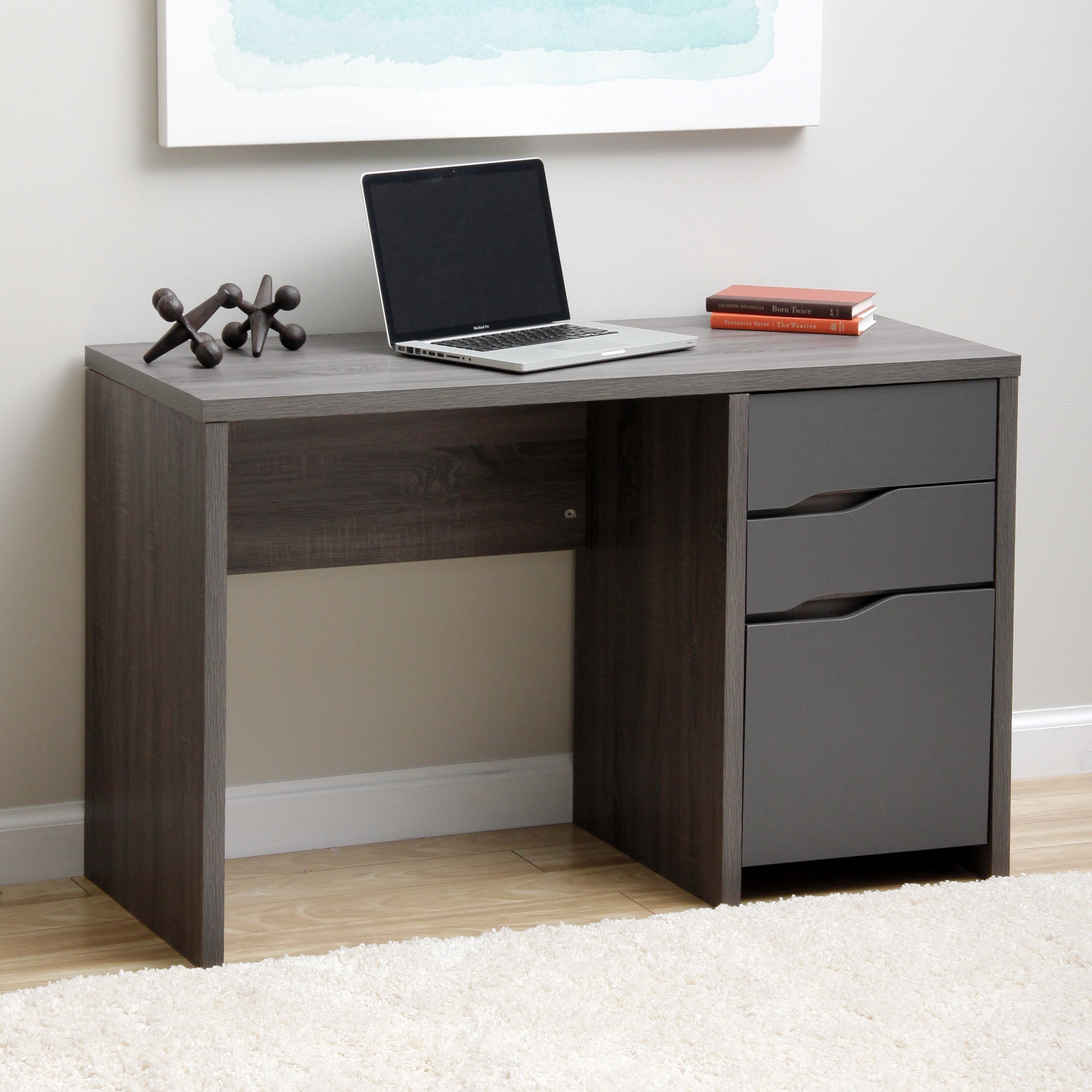 Sandy Grey Writing Desk