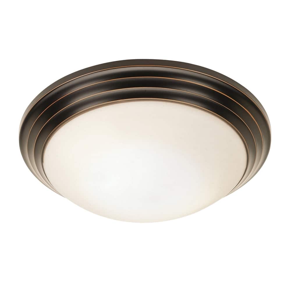 Access Strata 1-light Oil-rubbed Bronze Flush-Mount