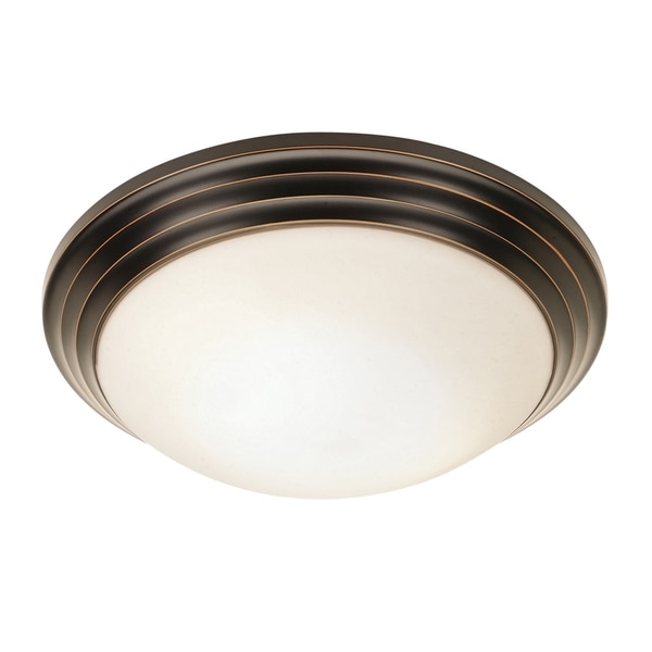 Access Strata 1 light Oil rubbed Bronze Flush Mount  