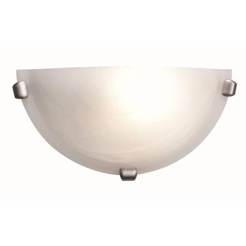 Access Mona 1-light Brushed Steel Wall Sconce