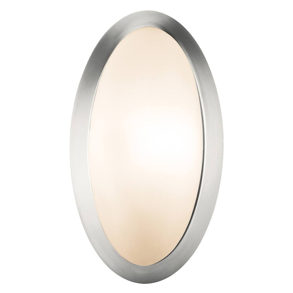 Access Cobalt 1-light Brushed Steel Wall Sconce