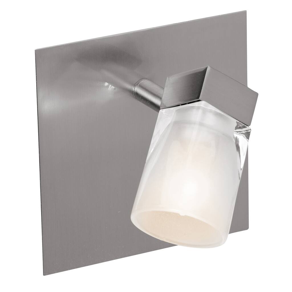 Access Ryan 1-light Brushed Steel Wall Fixture - Silver