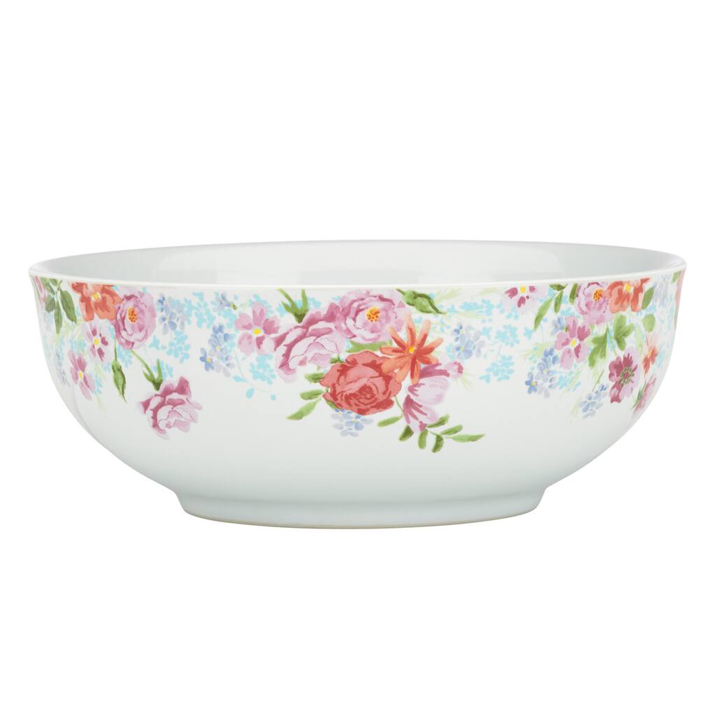 kathy ireland Home Spring Bouquet Vegetable Bowl by Gorham