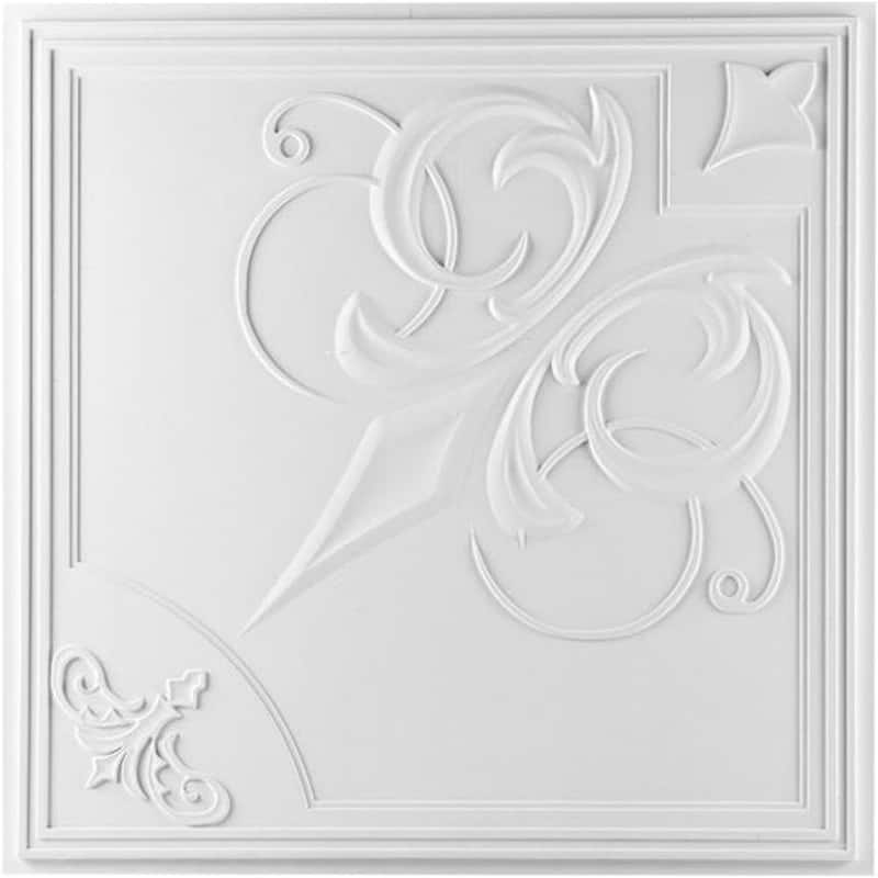 Paris Ceiling Tile (10 tiles) - White