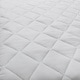 preview thumbnail 3 of 3, DOWNLITE 300 Thread Count Premium Cotton Waterproof Mattress Pad - White