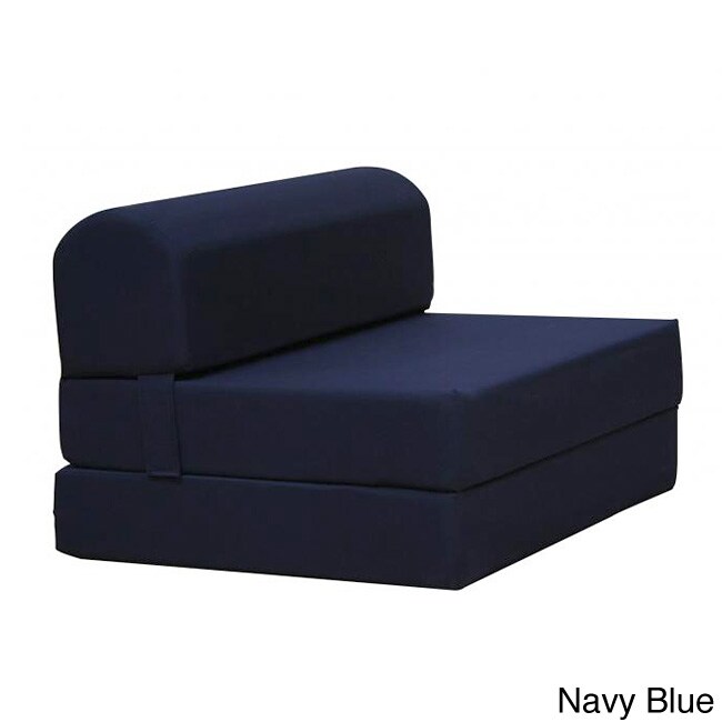 Shop Tri Fold 70 Inch Foam Chair Bed Overstock 8164234