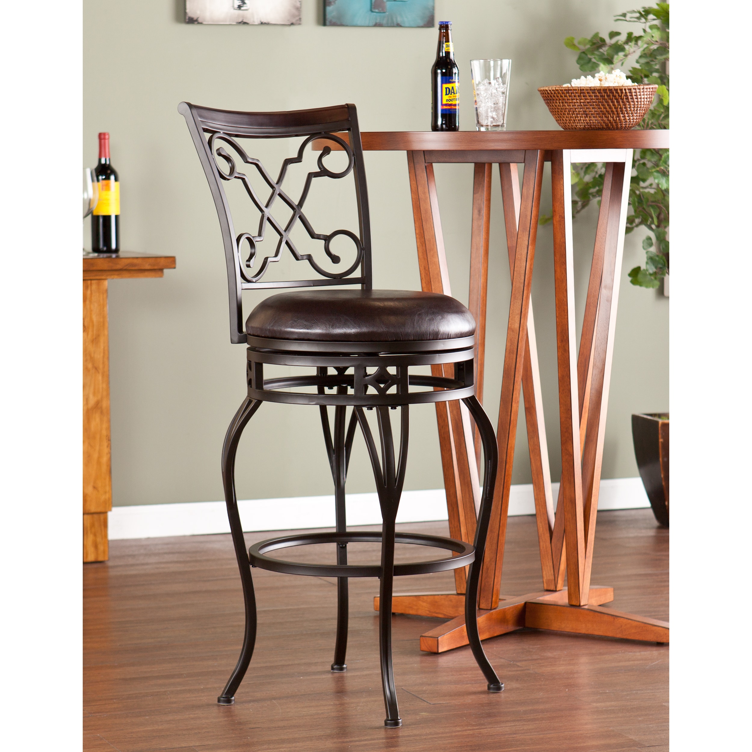 Upton Home Warrington Swivel Bar Stool