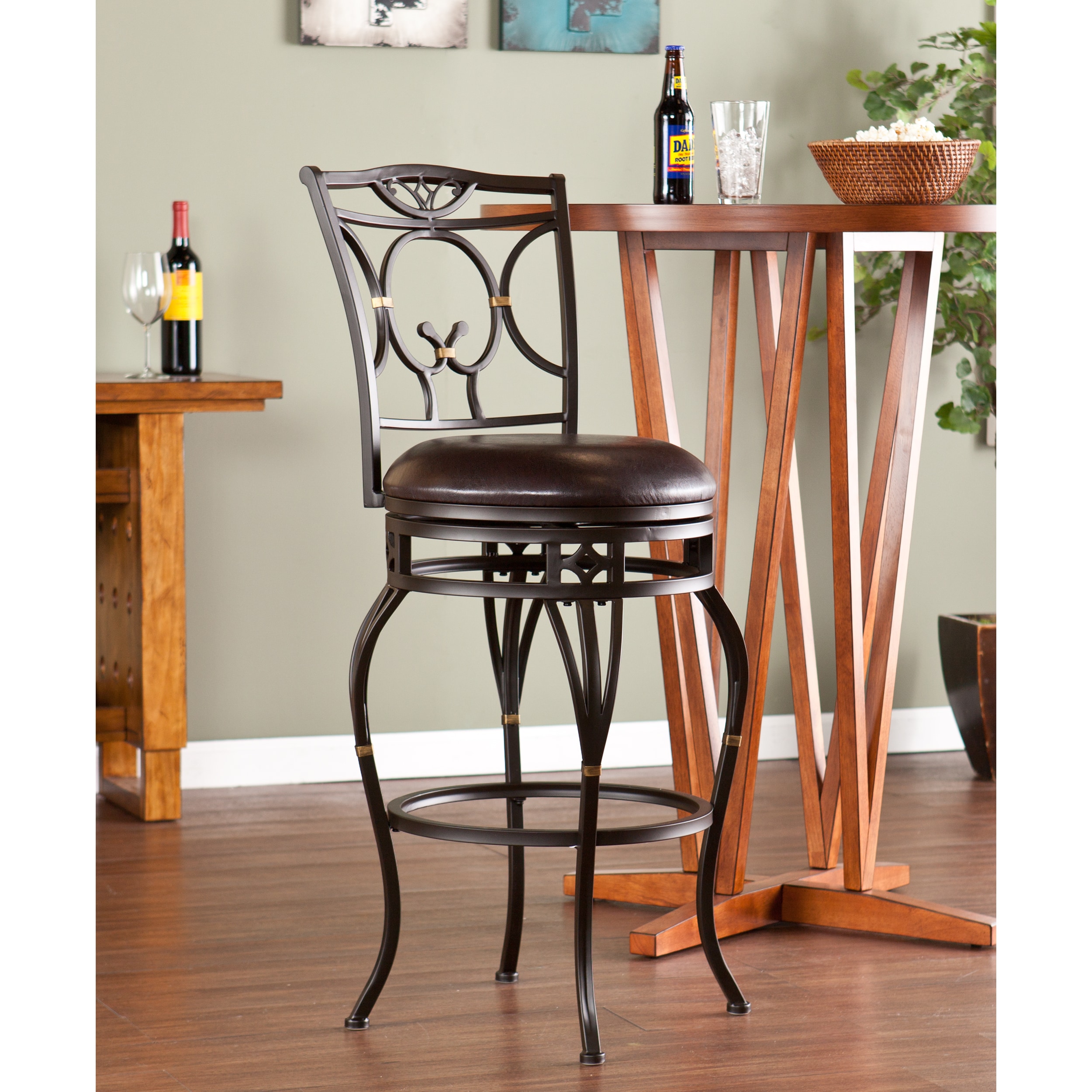 Upton Home Bowerton Swivel Bar Stool