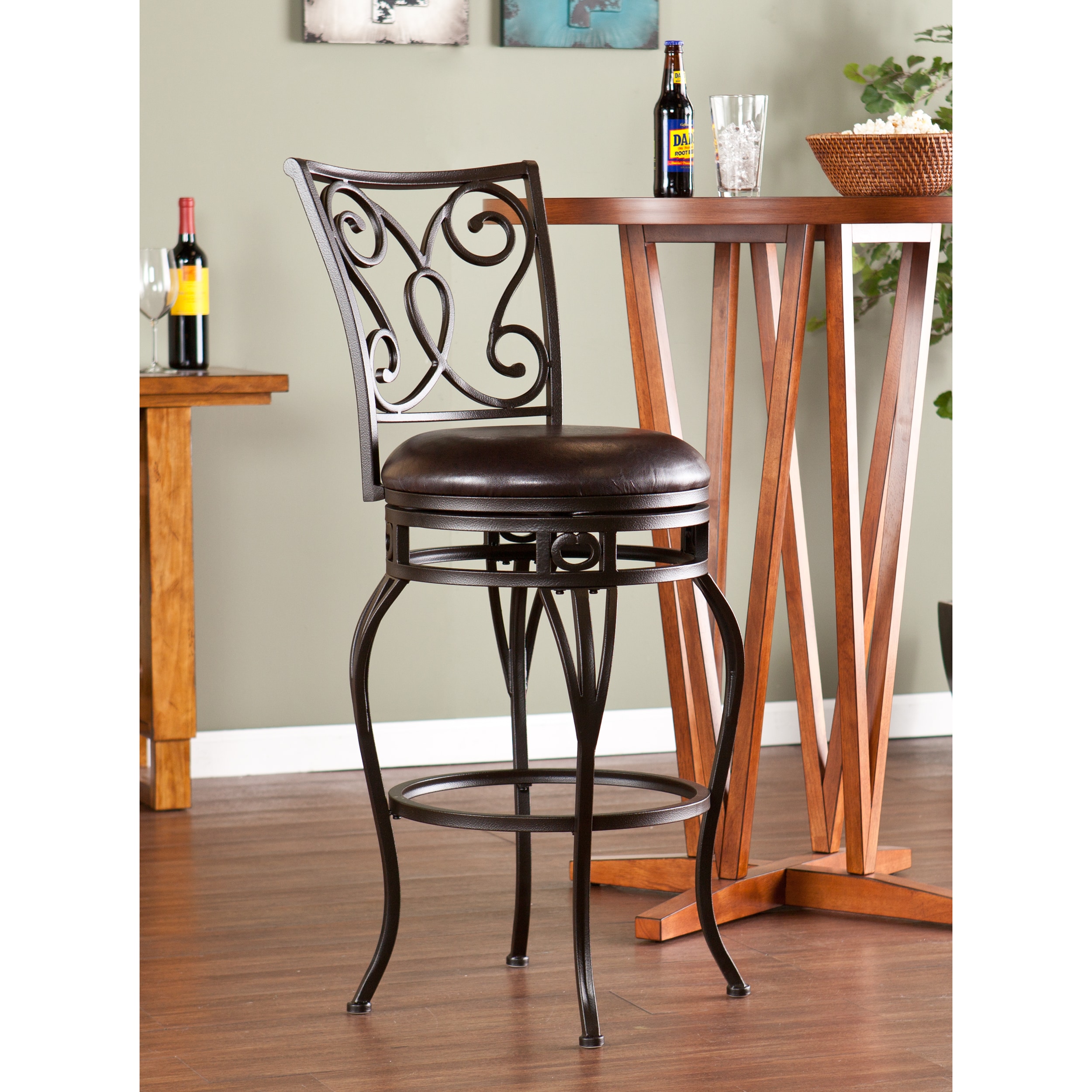 Upton Home Cambridge Swivel Bar Stool