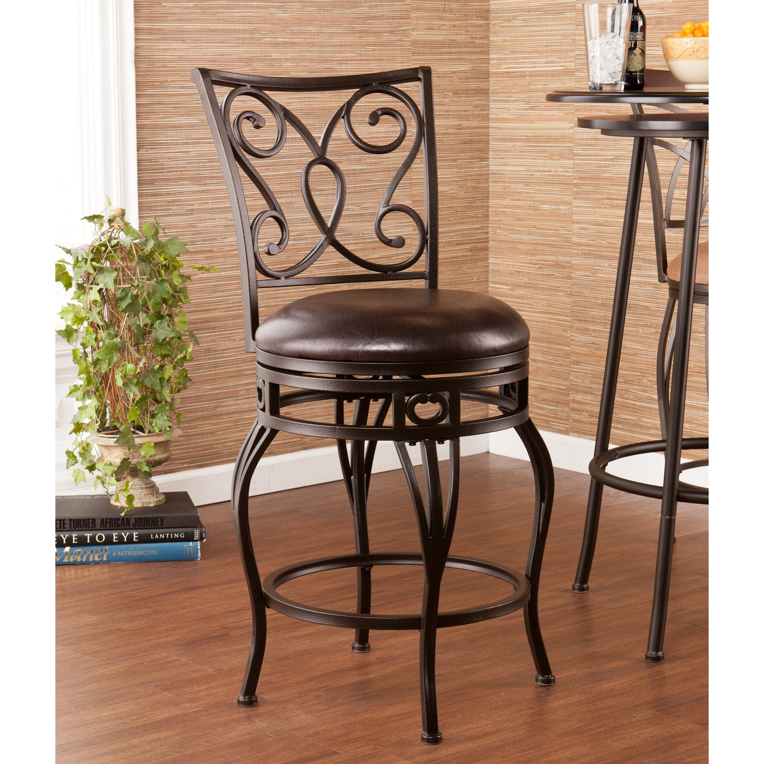 Upton Home Cambridge Swivel Counter Stool