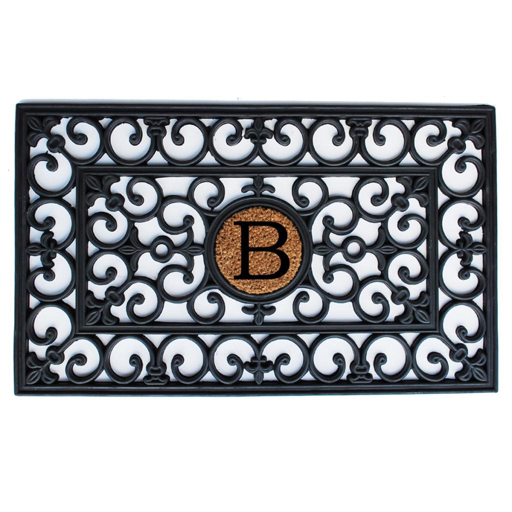 Rubber Monogrammed Doormat (16 X 26)