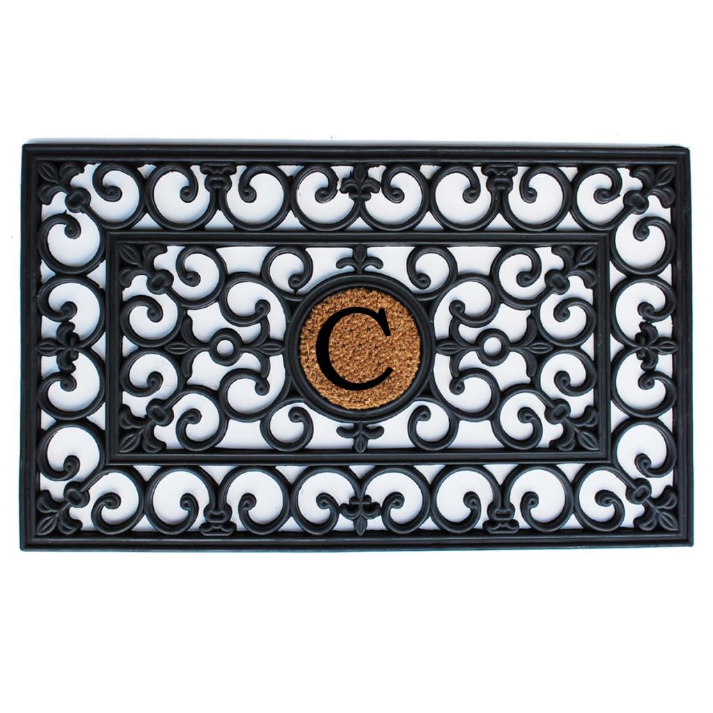 Rubber Monogrammed Doormat (16 X 26)