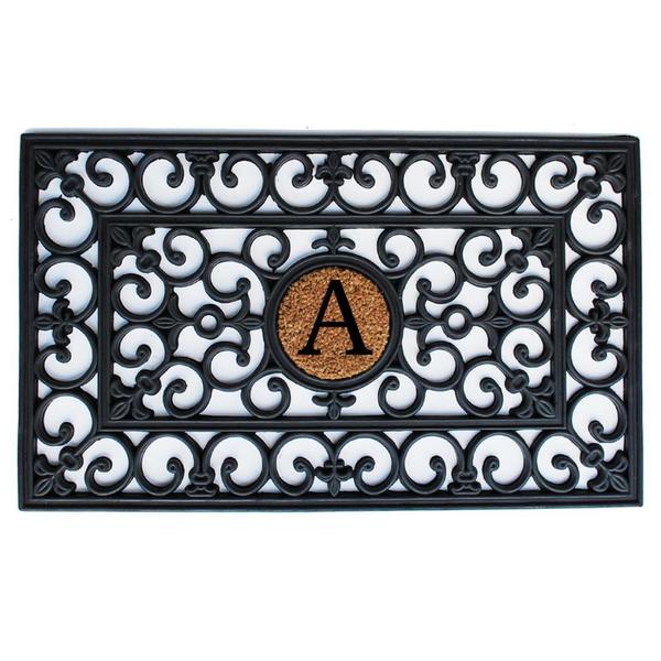Rubber Monogrammed Doormat (1'6 x 2'6)