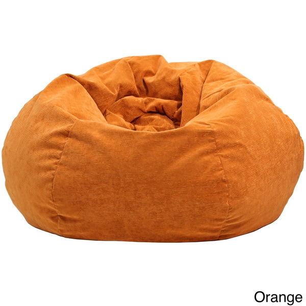 Shop Extra-large Micro-Fiber Suede Corduroy Bean Bag - Free Shipping ...