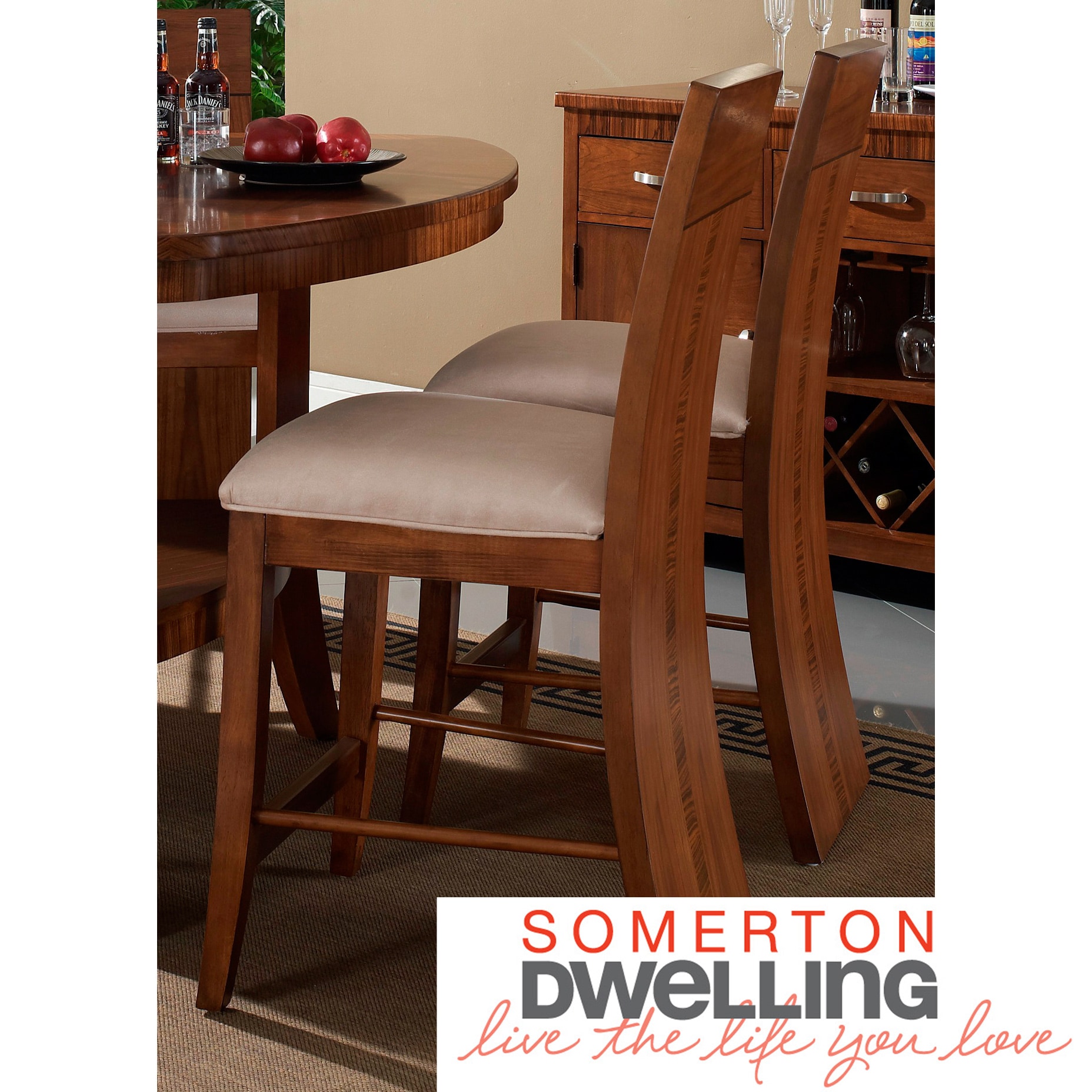 Somerton Dwelling Milan Counter height Dining Chairs (set Of 2)