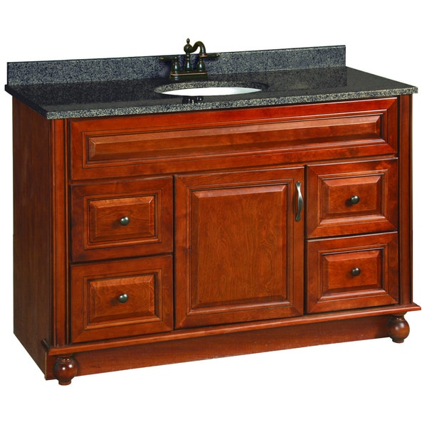 Design House Montclair Chestnut Glaze Vanity Cabinet   15506184