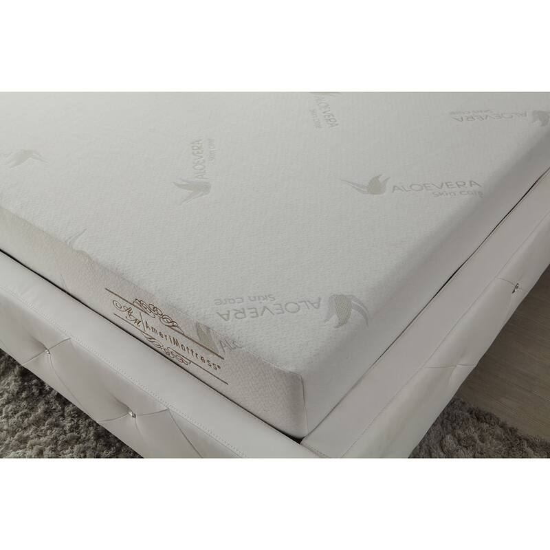 Aloe Vera 8-in. Medium Firmness Memory Foam Mattress