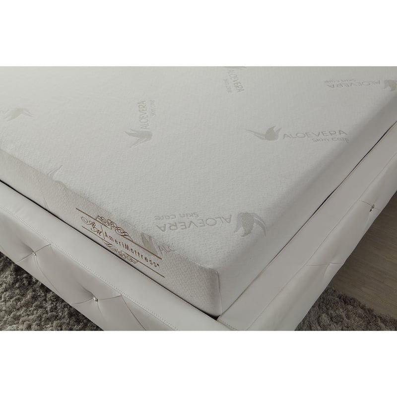 Aloe Vera 8-in. Medium Firmness Memory Foam Mattress
