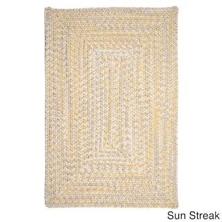 Yellow Outdoor Rugs For Less Ocean S Edge Indoor Outdoor Braided Reversible Rug Usa Made 5 X 7