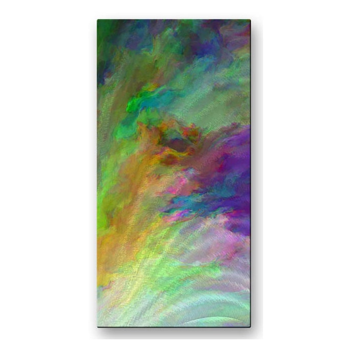 Paul Mcguire Pressure Release Metal Wall Decor (MediumSubject AbstractOuter dimensions 23.5 inches high x 12 inches wide x 1 inches deep )