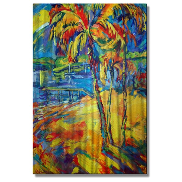 Irina Ashcroft 'Tropical Splash' Metal Wall Art ALL MY WALLS Metal Art