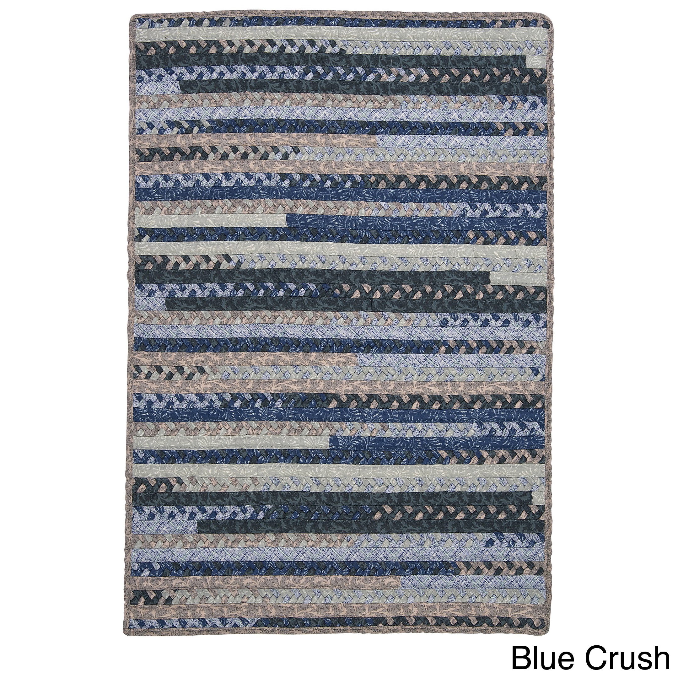 Perfect Stitch Multicolor Braided Cotton blend Rug (8 X 10)