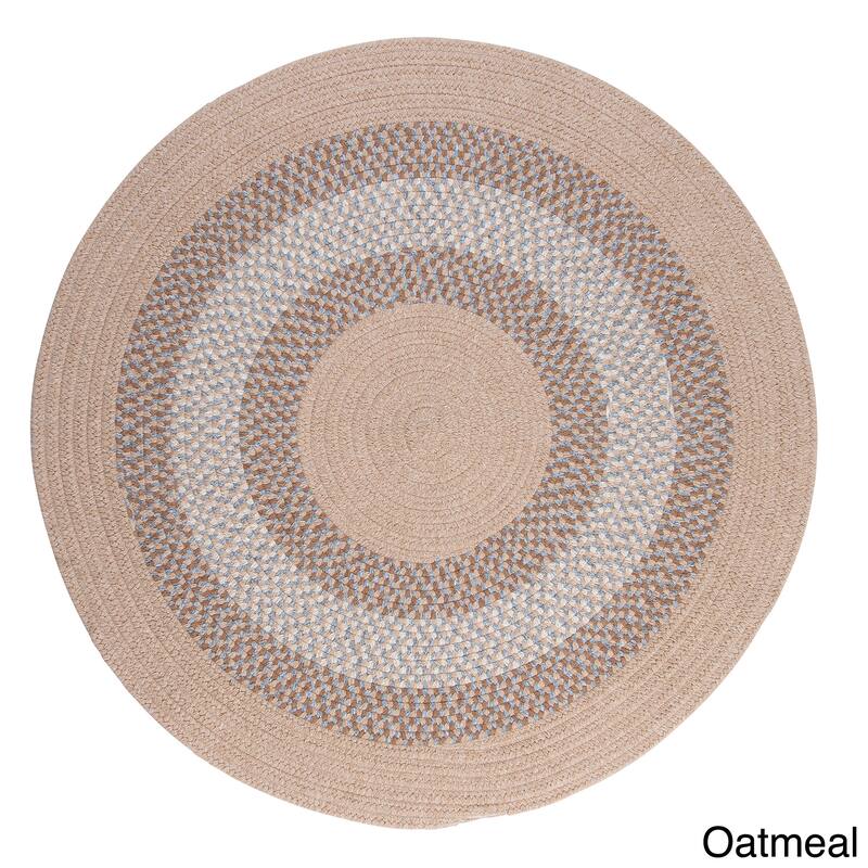 Colonial Mills Cozy Cabin Braided Reversible Indoor Area Rug - 6' x 6' Round - Oatmeal