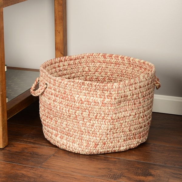 Shop 'Canyon' 18inch Tweed Braided Basket On Sale