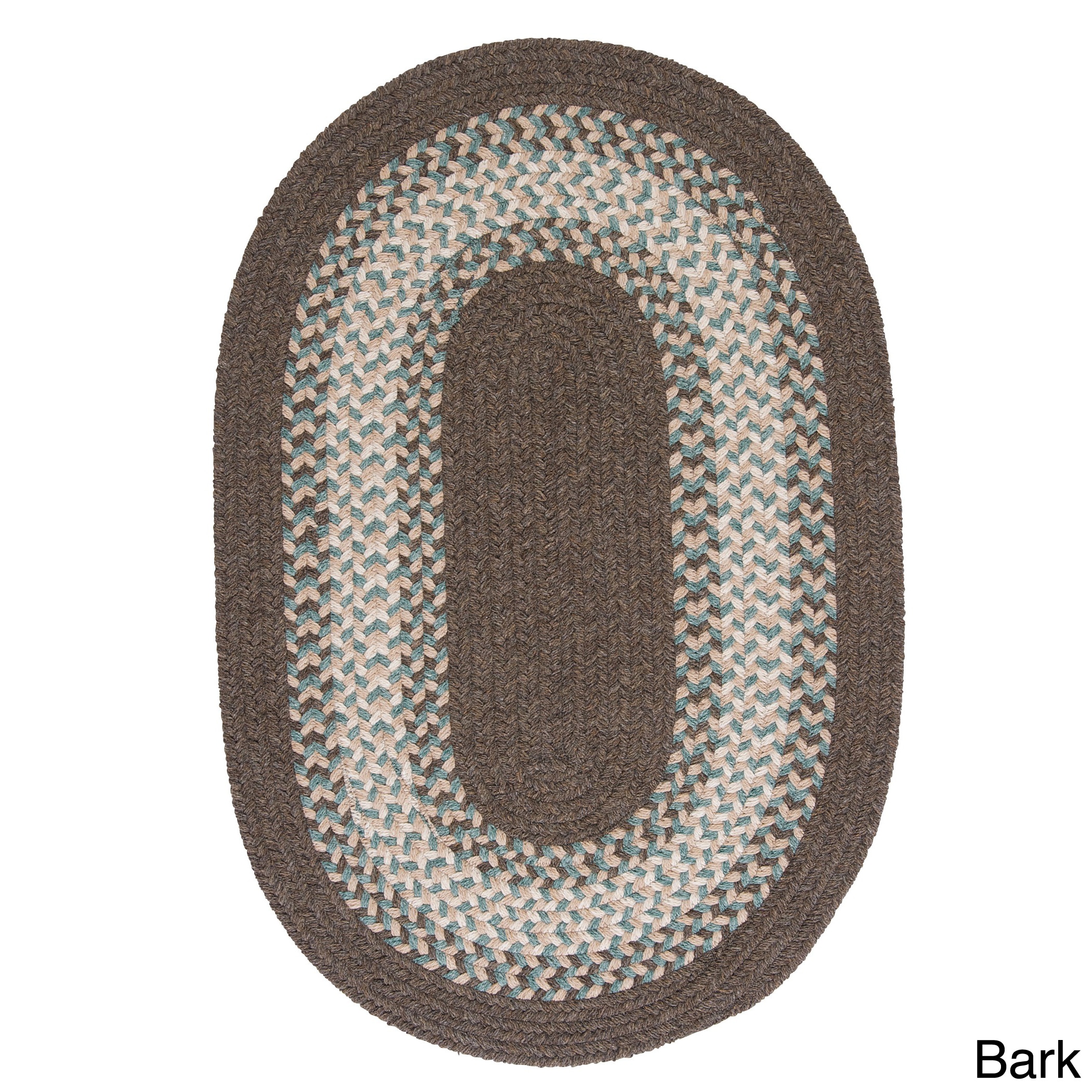 Cozy Cabin Wool Blend Braided Flat Rug (3 X 5 Oval)