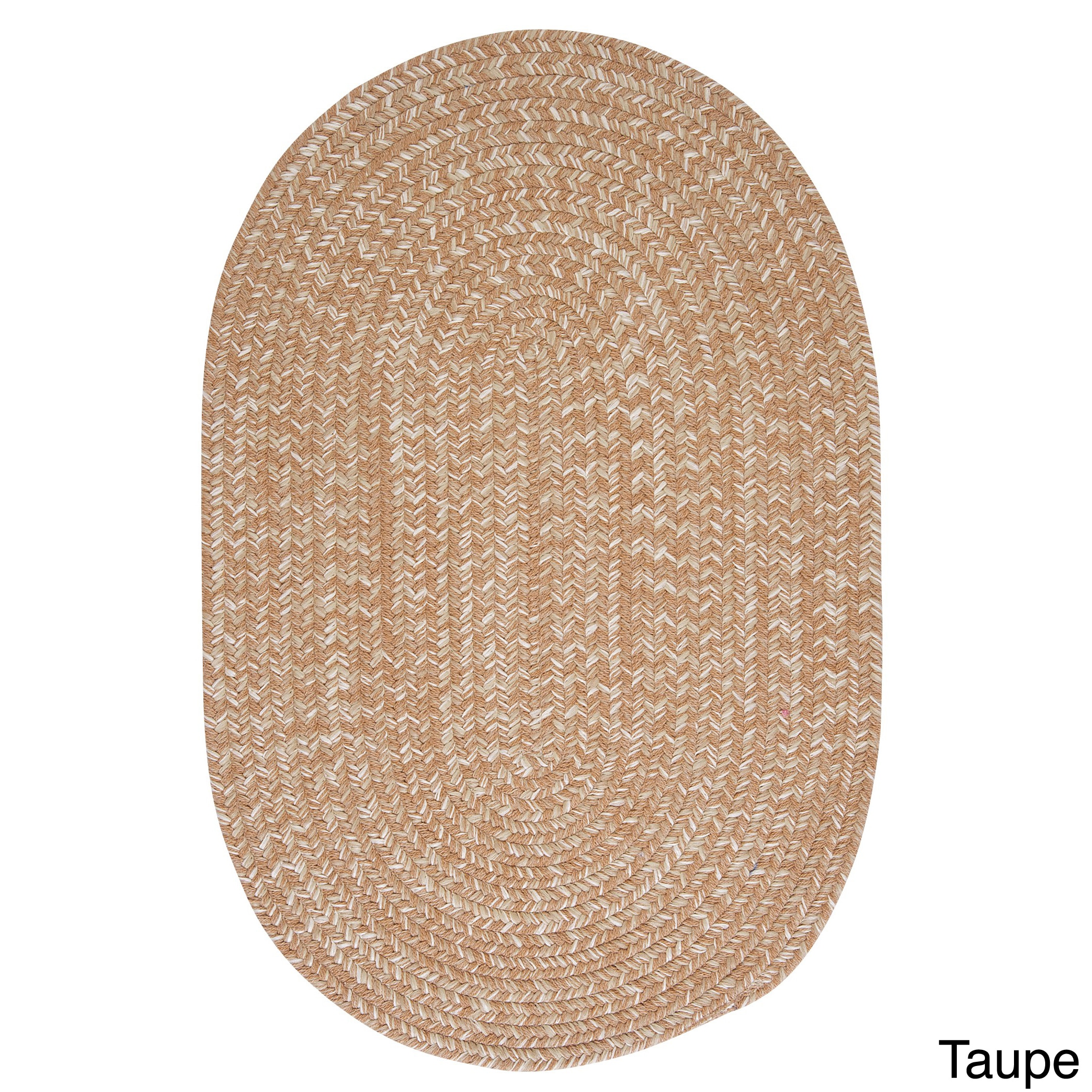 Urban Wool Blend Flat Braided Rug (4 X 6 Oval)