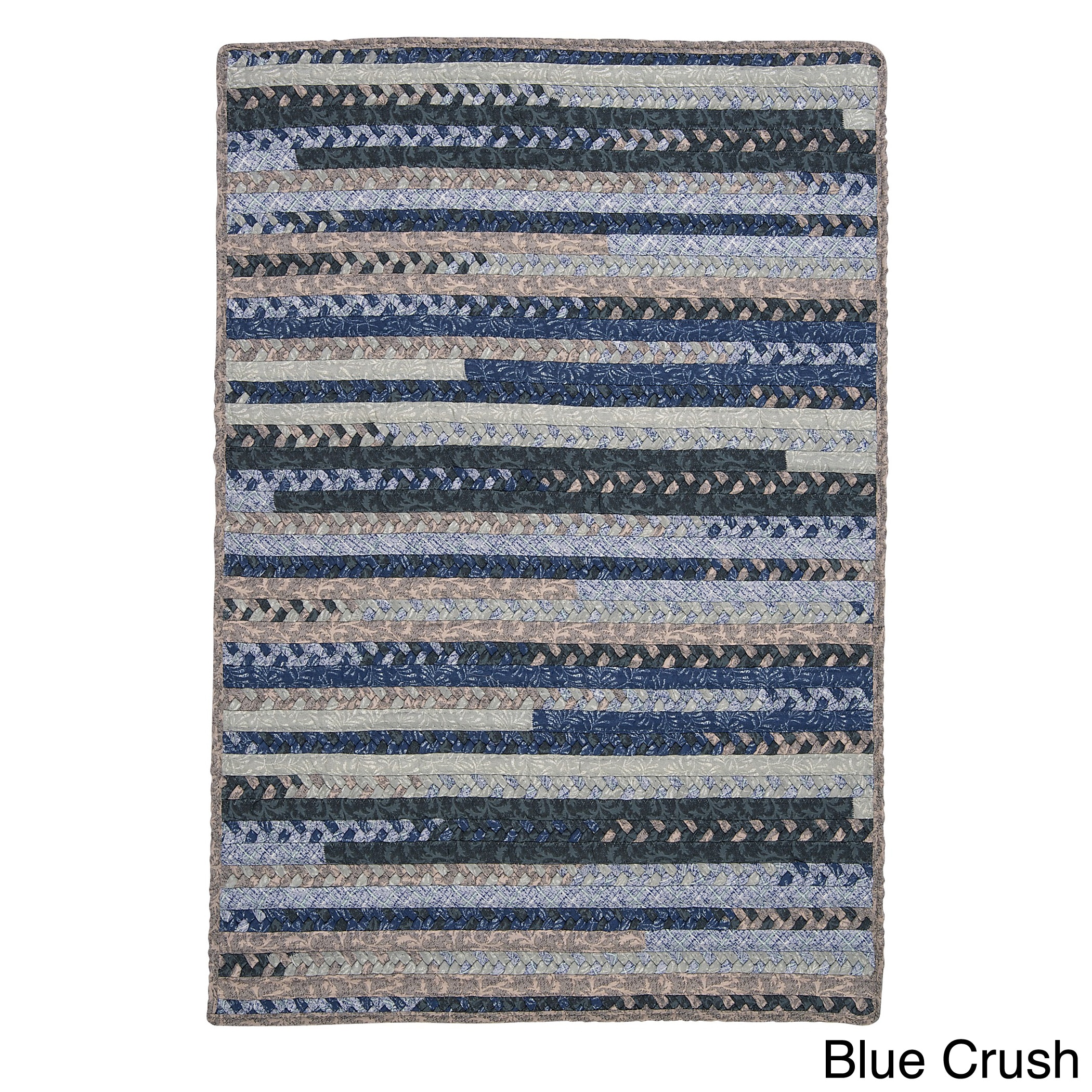 Perfect Stitch Multicolor Braided Cotton blend Rug (3 X 5)