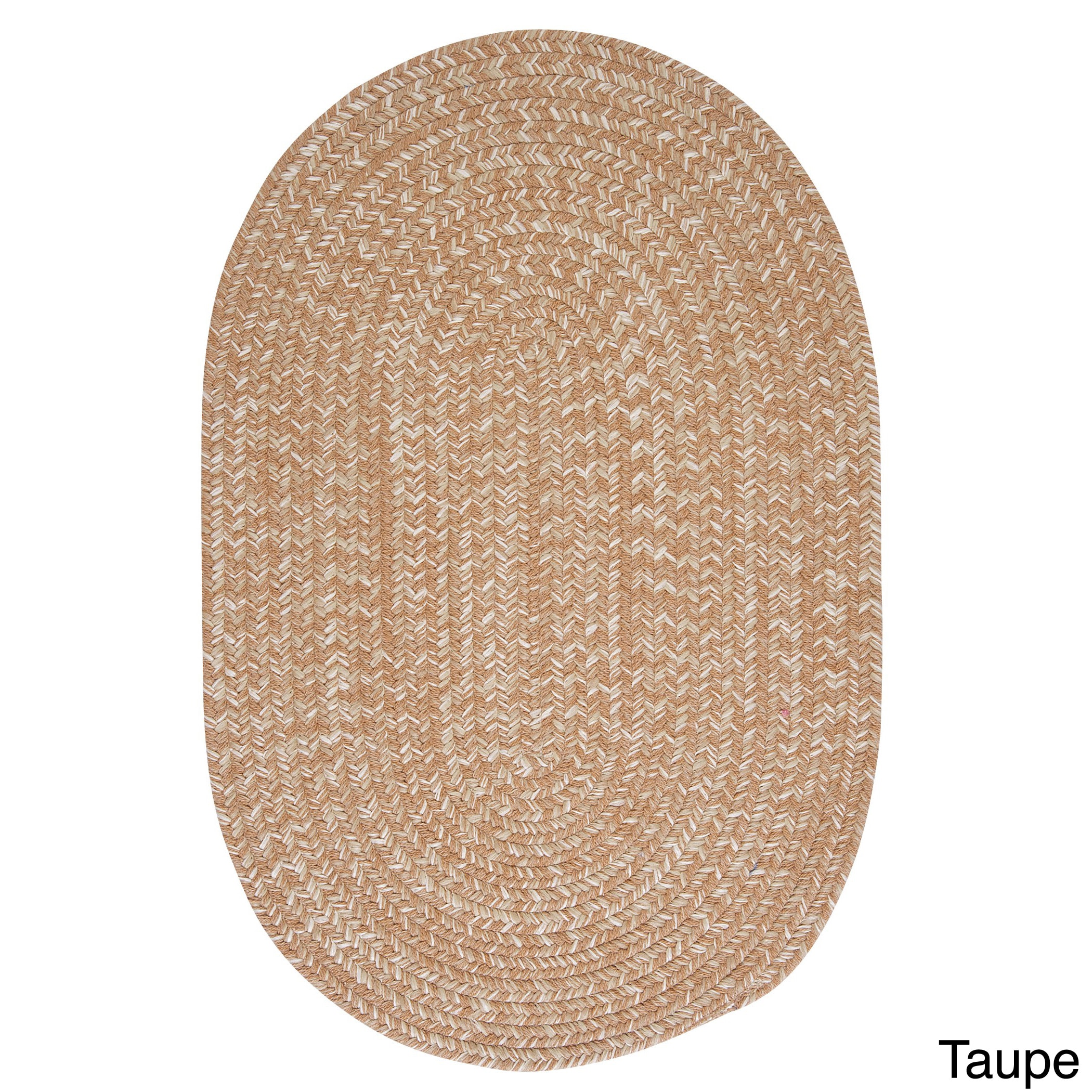 Urban Wool Blend Flat Braided Rug (2 X 3 Oval)