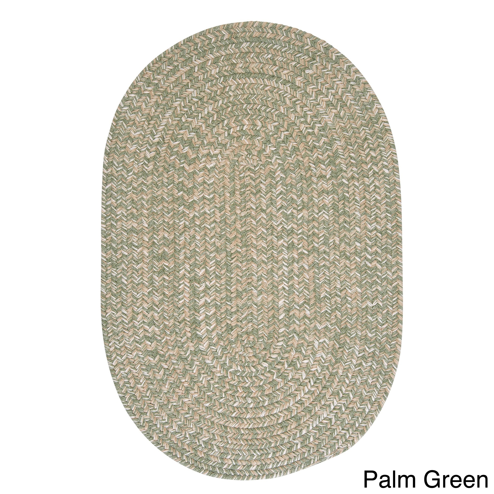 Urban Wool Blend Flat Braided Rug (3 X 5 Oval)