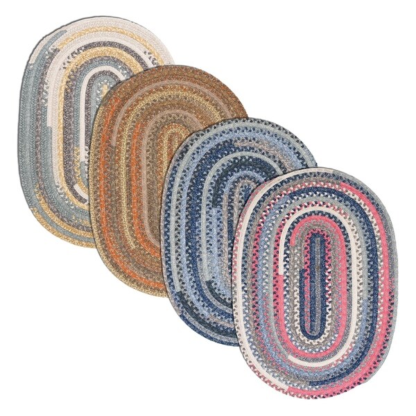Perfect Stitch Multicolored Braided Reversible Rug USA MADE - 8' x 10'