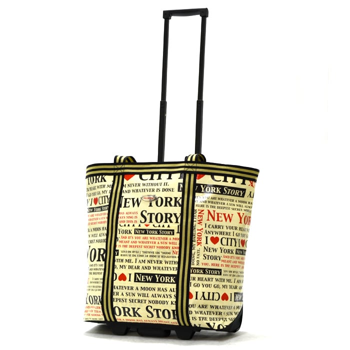 olympia cosmopolitan rolling shopper tote