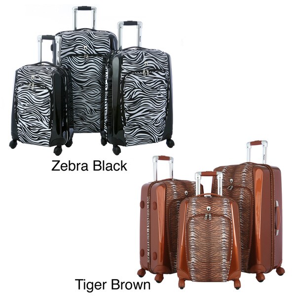 Shop Olympia 'Mankato' 3piece Hybrid Spinner Luggage Set Free